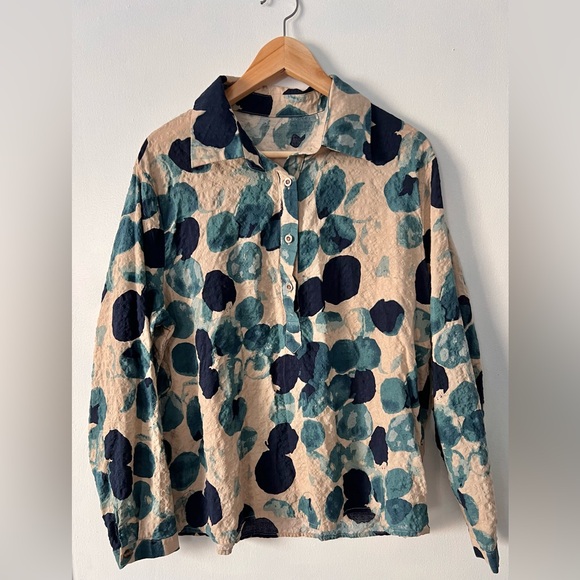 Tops - Watercolour Print Shirt